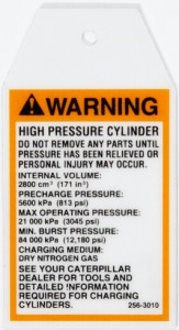 OSHA Safety Label