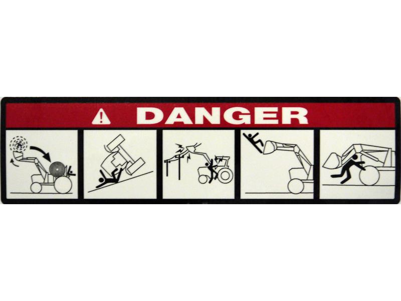 danger safety label