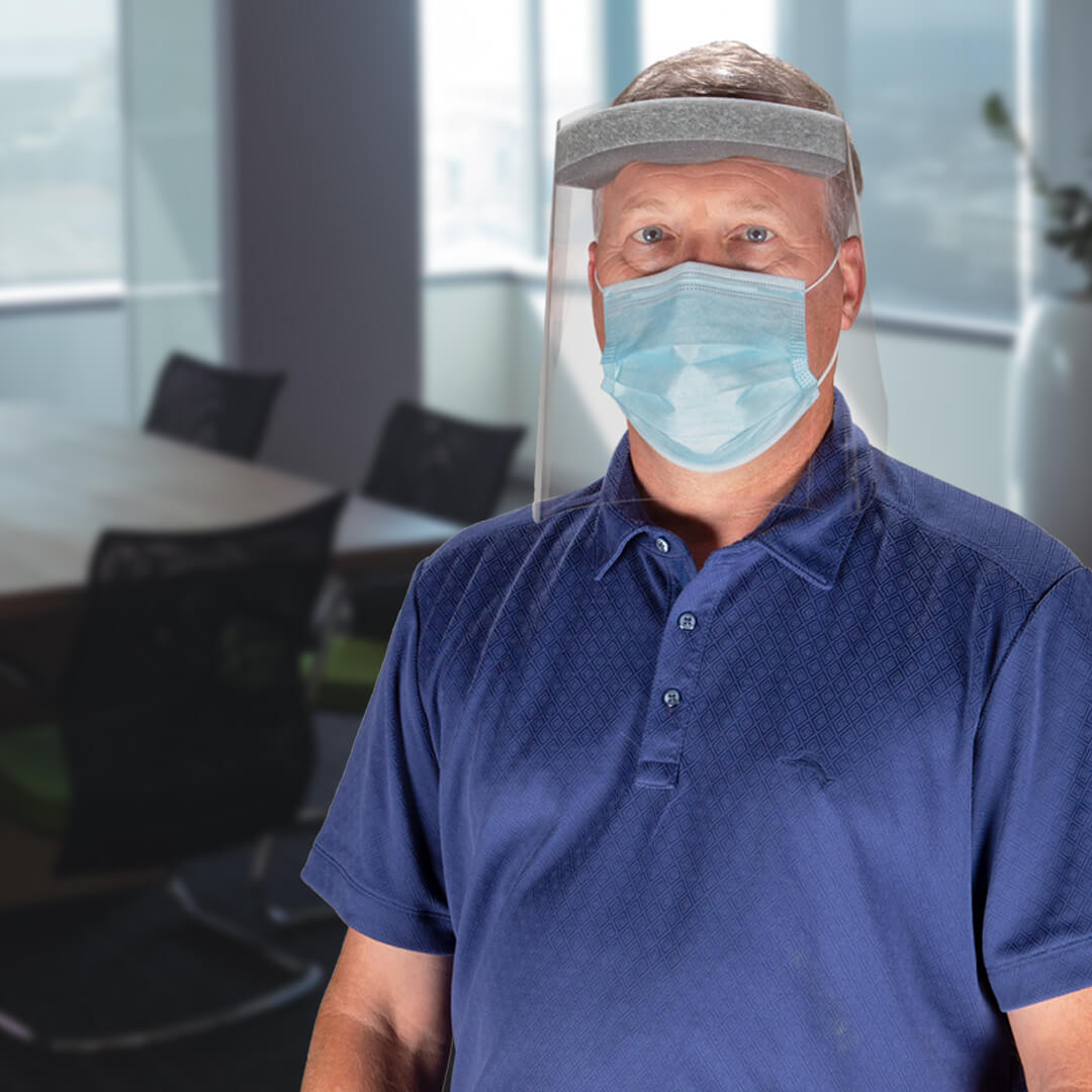 Business Face Mask and Shield