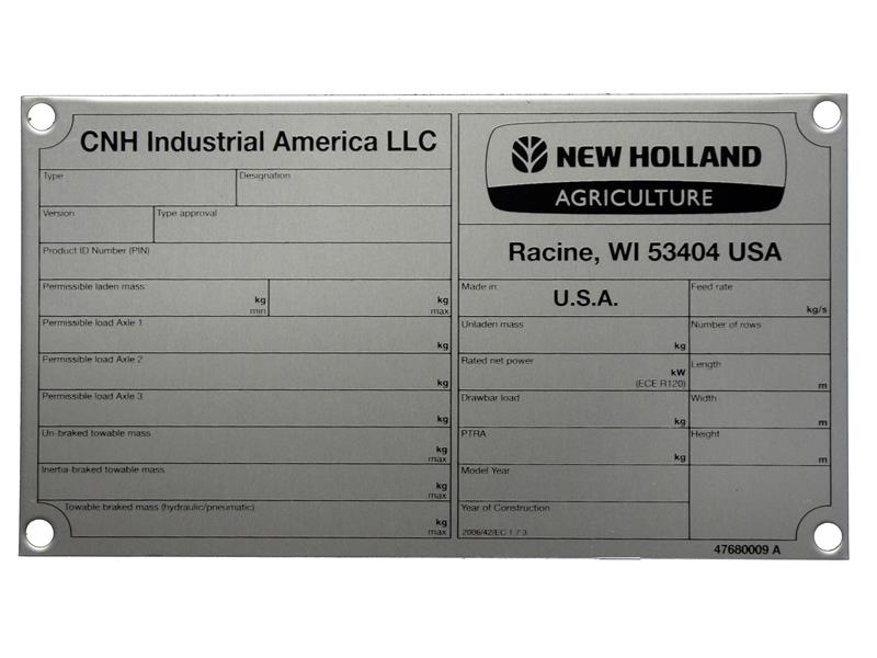 Rating & Specification Plates | Custom Data Plates & Labels