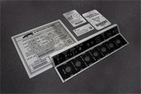 Metalphoto identification labels